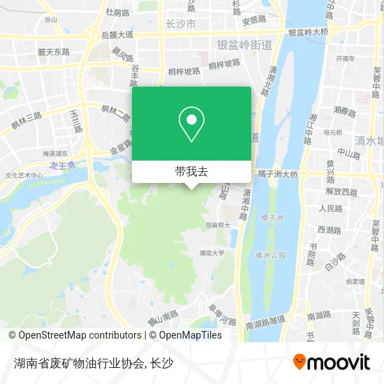 湖南省废矿物油行业协会地图