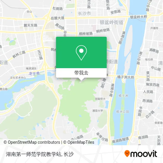 湖南第一师范学院教学站地图