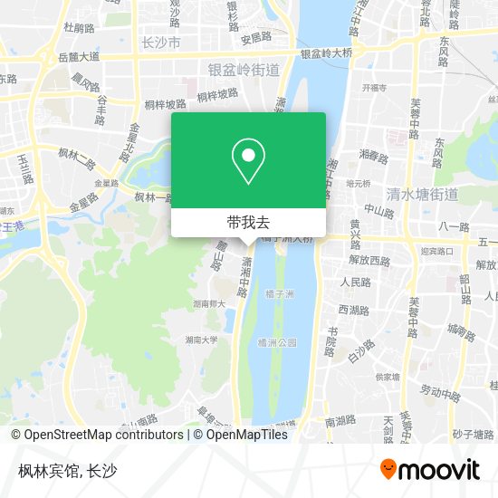 枫林宾馆地图
