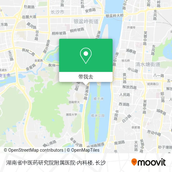 湖南省中医药研究院附属医院-内科楼地图
