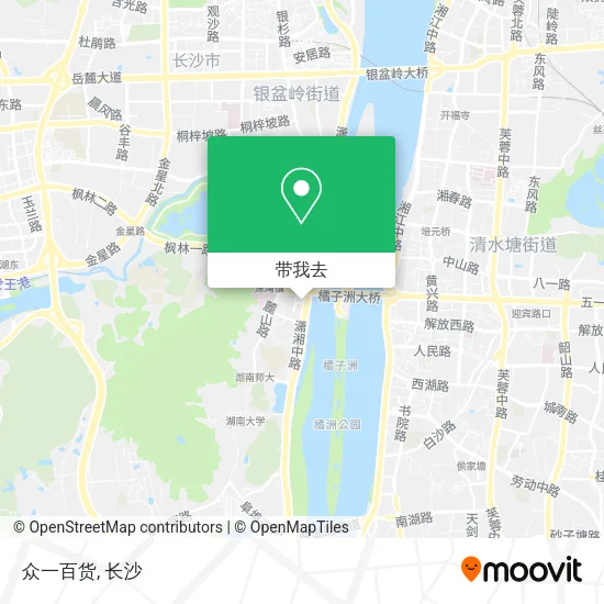 众一百货地图