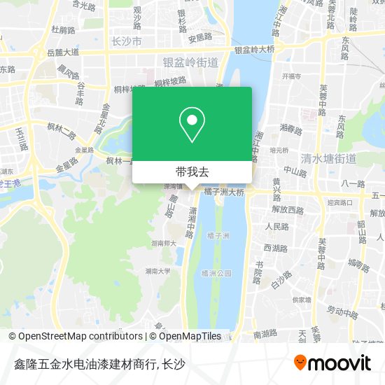 鑫隆五金水电油漆建材商行地图