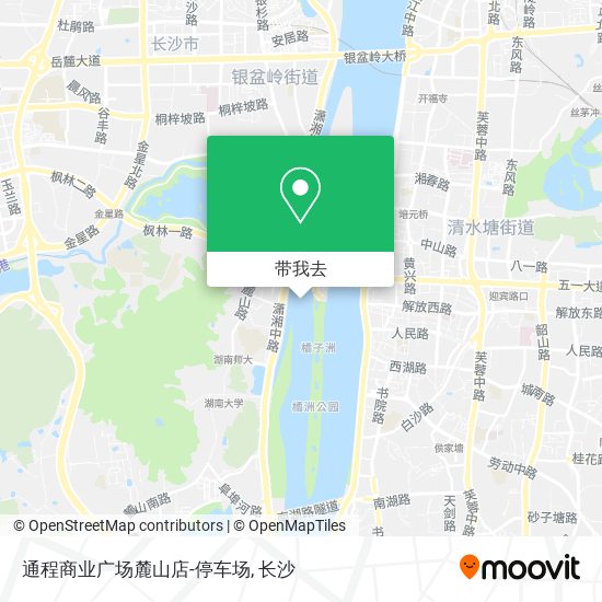 通程商业广场麓山店-停车场地图