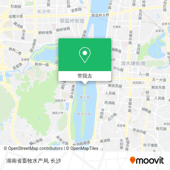 湖南省畜牧水产局地图