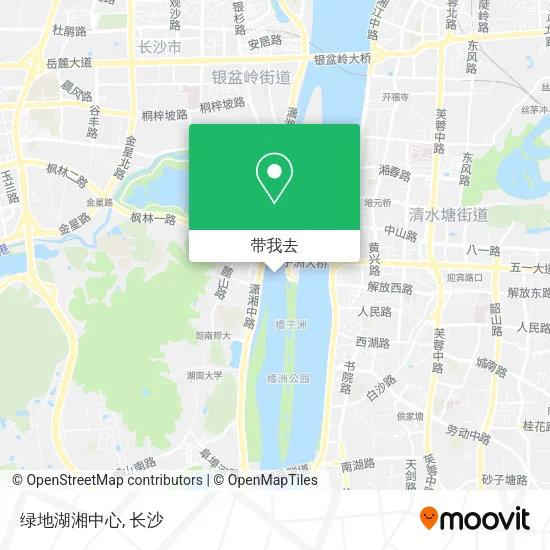 绿地湖湘中心地图
