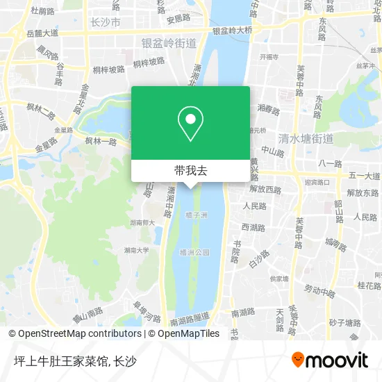 坪上牛肚王家菜馆地图