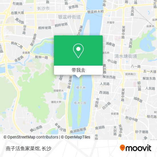 燕子活鱼家菜馆地图