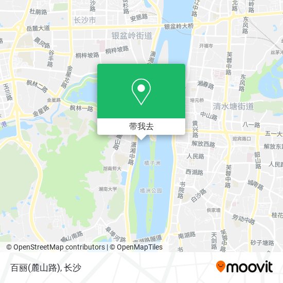 百丽(麓山路)地图