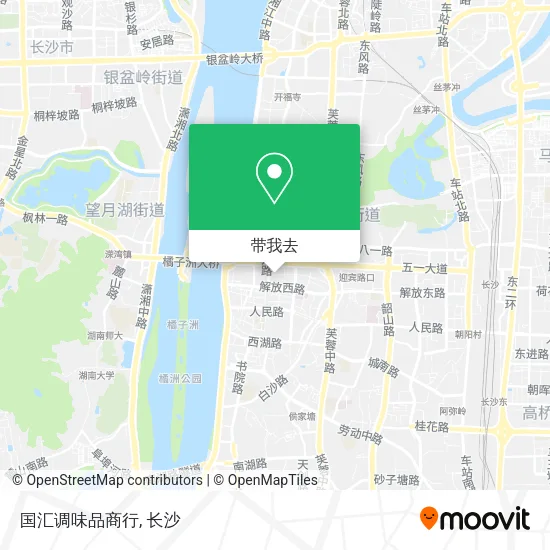 国汇调味品商行地图