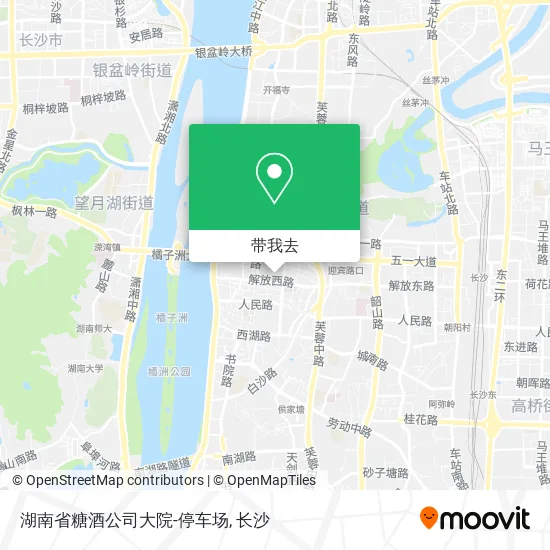 湖南省糖酒公司大院-停车场地图