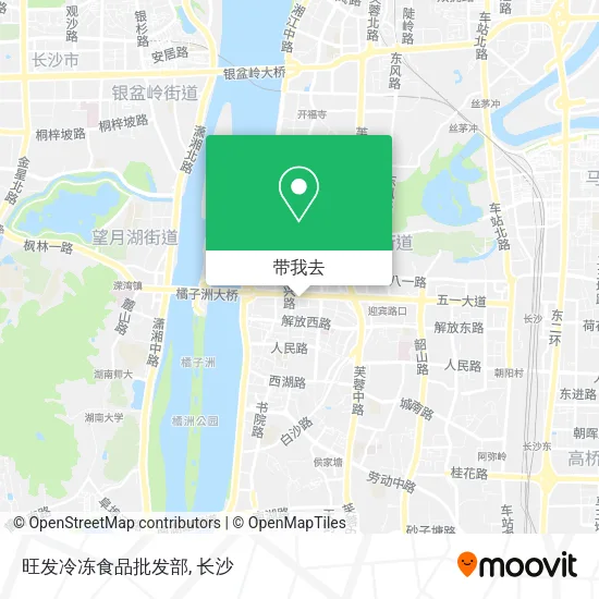 旺发冷冻食品批发部地图