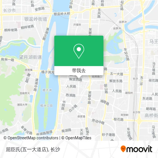 屈臣氏(五一大道店)地图