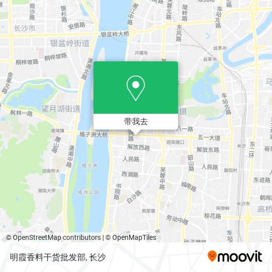 明霞香料干货批发部地图