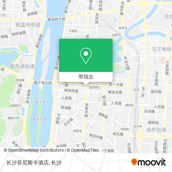 长沙菲尼斯卡酒店地图