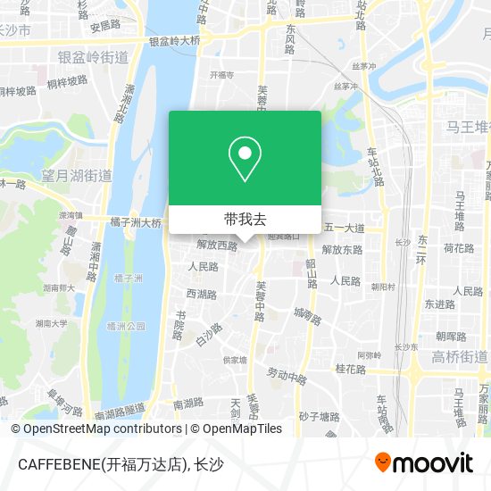 CAFFEBENE(开福万达店)地图