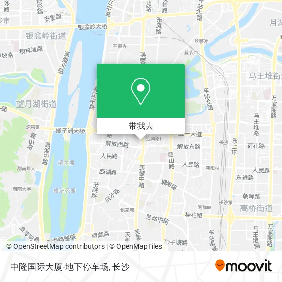 中隆国际大厦-地下停车场地图