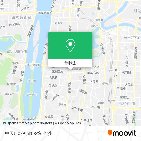 中天广场-行政公馆地图