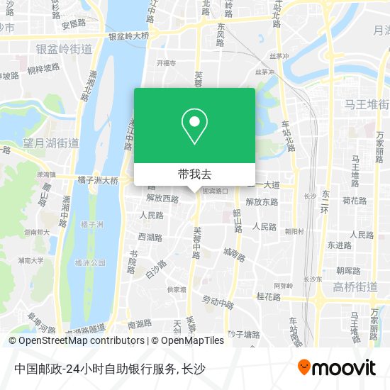 中国邮政-24小时自助银行服务地图