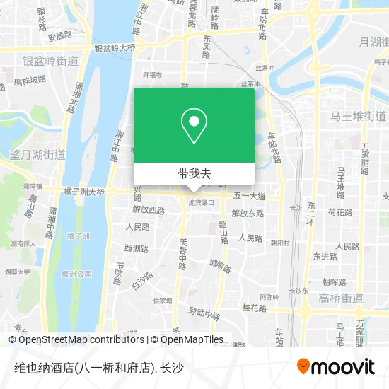 维也纳酒店(八一桥和府店)地图