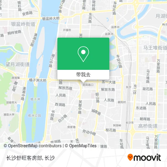 长沙舒旺客房部地图