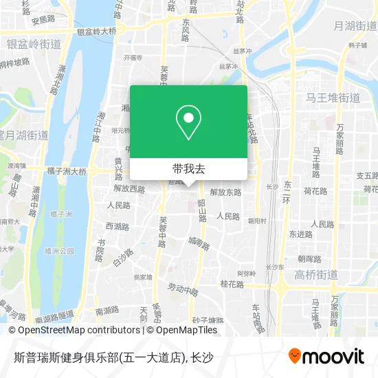 斯普瑞斯健身俱乐部(五一大道店)地图