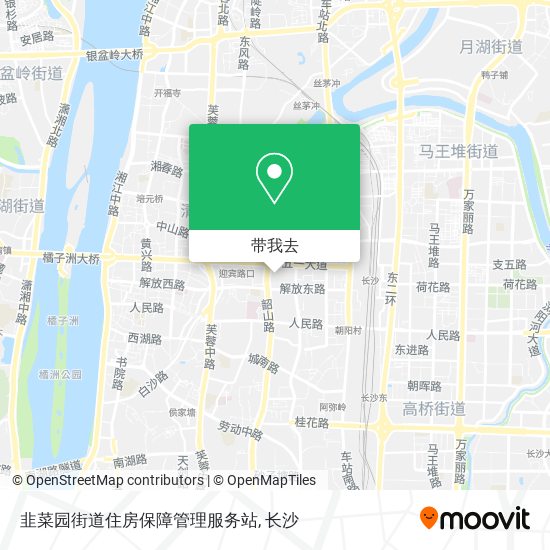 韭菜园街道住房保障管理服务站地图