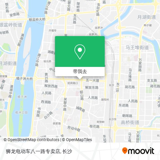 狮龙电动车八一路专卖店地图
