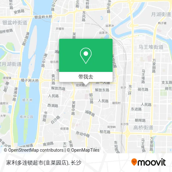家利多连锁超市(韭菜园店)地图