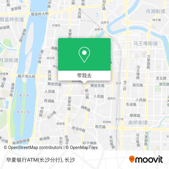 华夏银行ATM(长沙分行)地图