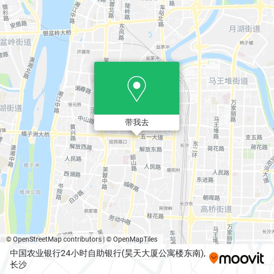 中国农业银行24小时自助银行(昊天大厦公寓楼东南)地图