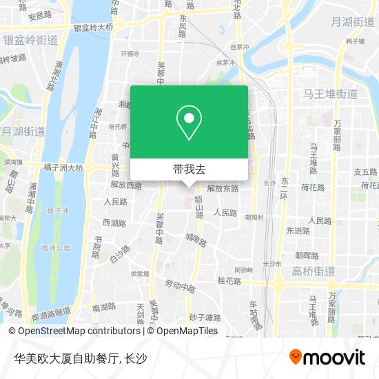 华美欧大厦自助餐厅地图