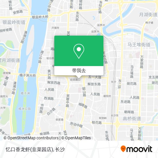 忆口香龙虾(韭菜园店)地图
