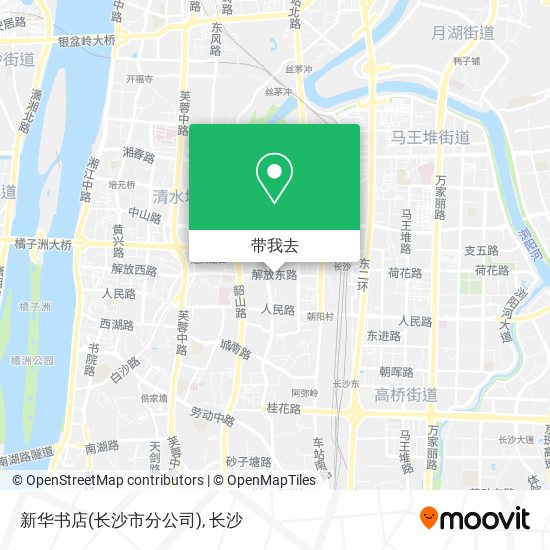 新华书店(长沙市分公司)地图