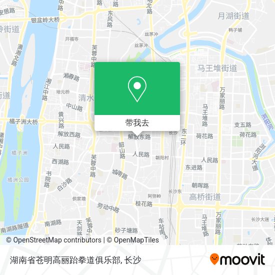 湖南省苍明高丽跆拳道俱乐部地图