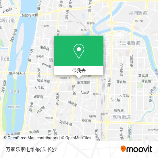 万家乐家电维修部地图