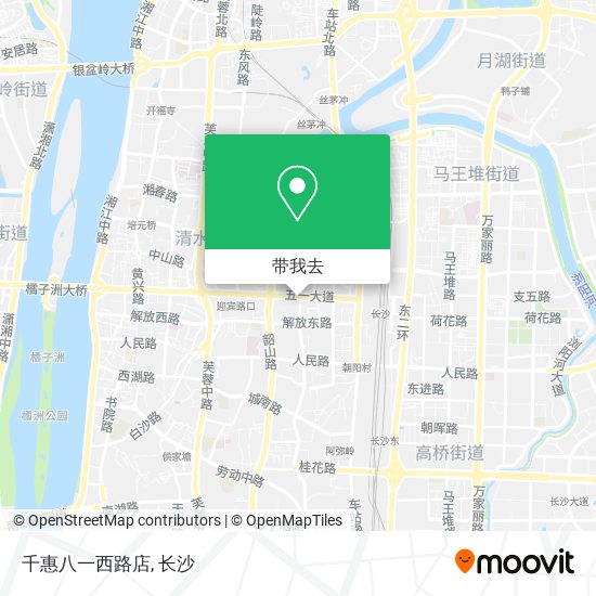 千惠八一西路店地图