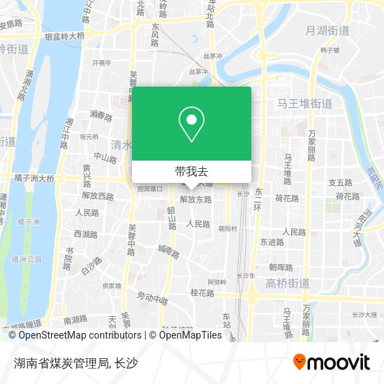 湖南省煤炭管理局地图