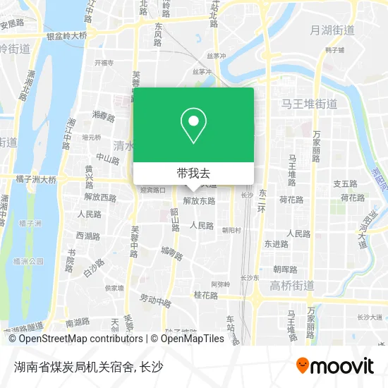 湖南省煤炭局机关宿舍地图