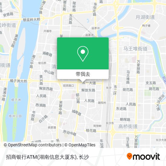 招商银行ATM(湖南信息大厦东)地图