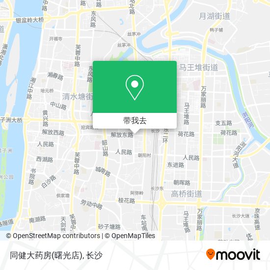 同健大药房(曙光店)地图