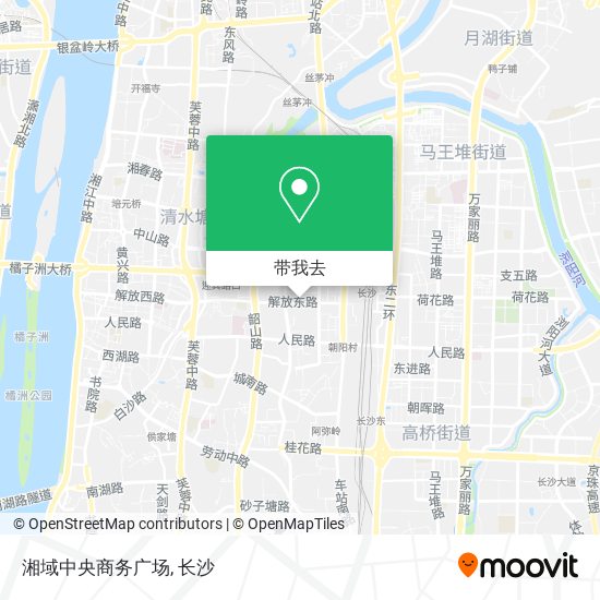 湘域中央商务广场地图