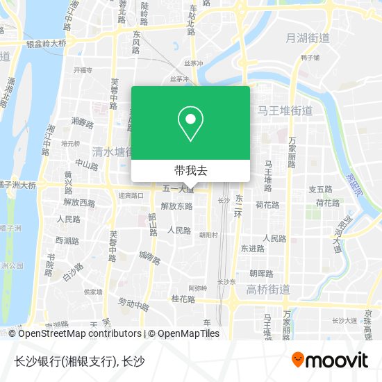 长沙银行(湘银支行)地图