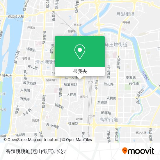 香辣跳跳蛙(燕山街店)地图