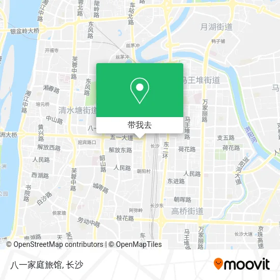 八一家庭旅馆地图