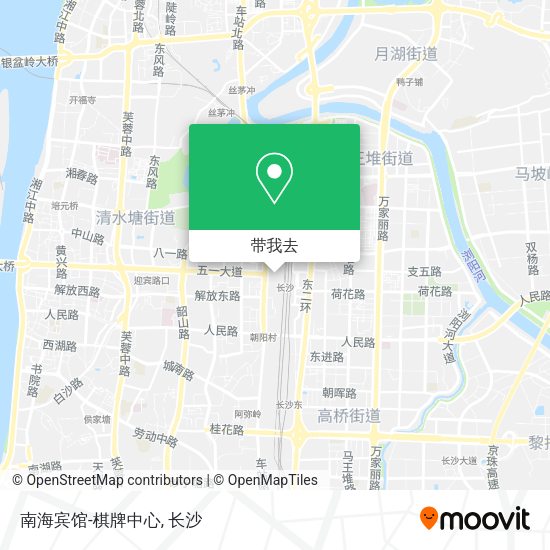 南海宾馆-棋牌中心地图