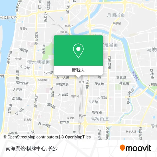南海宾馆-棋牌中心地图