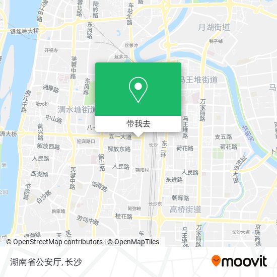 湖南省公安厅地图