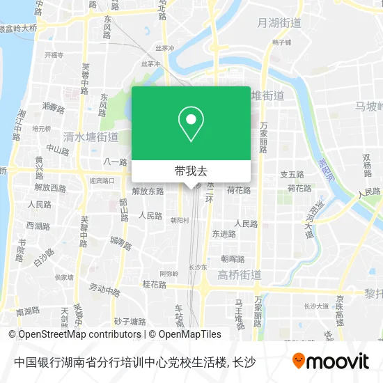 中国银行湖南省分行培训中心党校生活楼地图