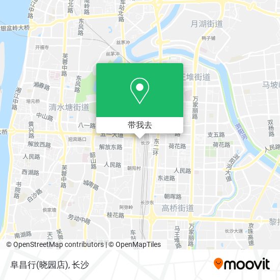 阜昌行(晓园店)地图