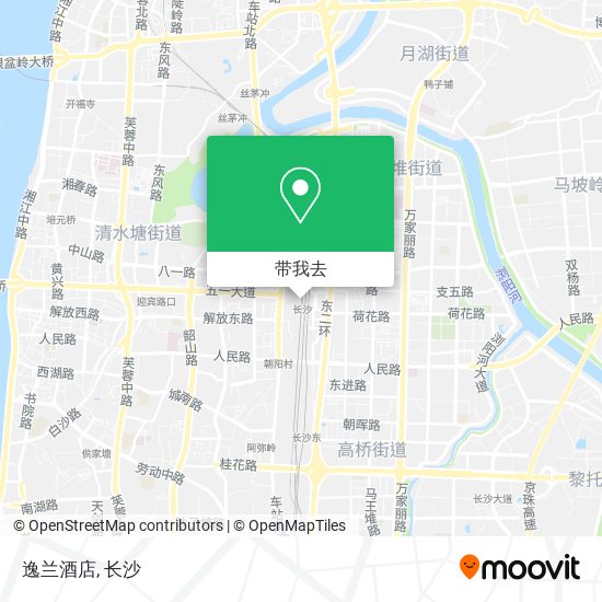 逸兰酒店地图